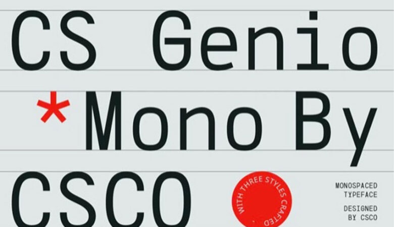 CS Genio Mono Font