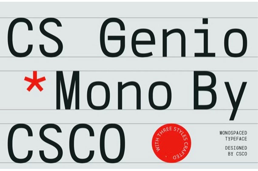 CS Genio Mono Font