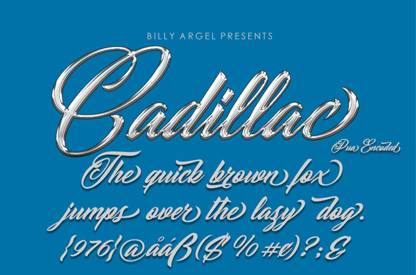 Cadillac Font