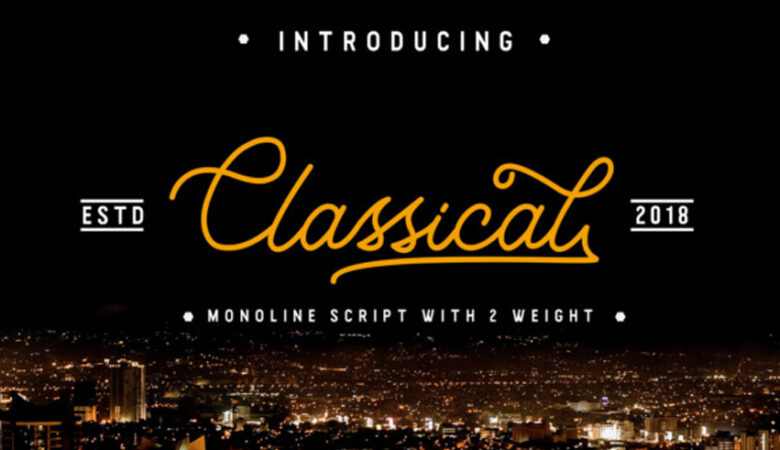 Classical Font