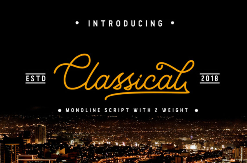 Classical Font