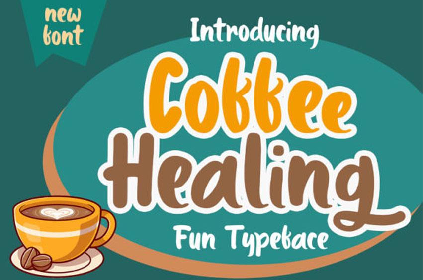 Coffee Healing Font