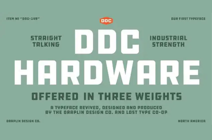 DDC Hardware Font