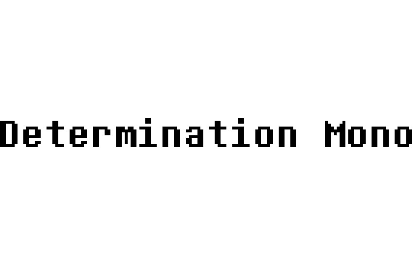 Determination Mono Web Font