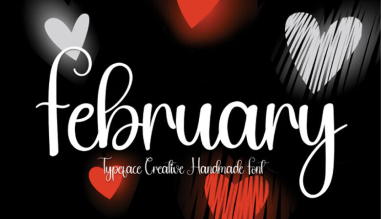 February Script Font