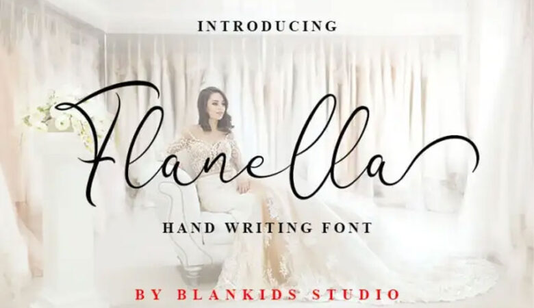 Flanella Handwritten Font