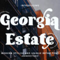 Georgia Estate Font