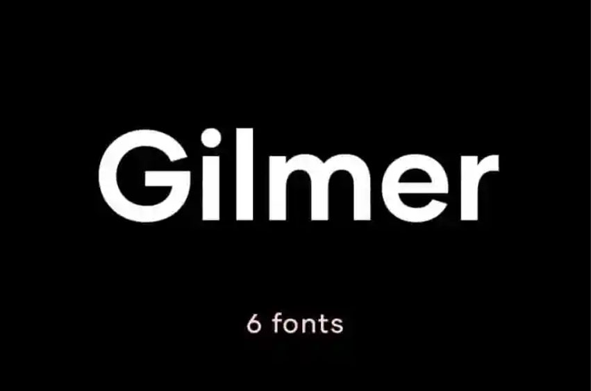 Gilmer Font