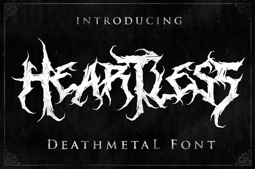 Heartless Font