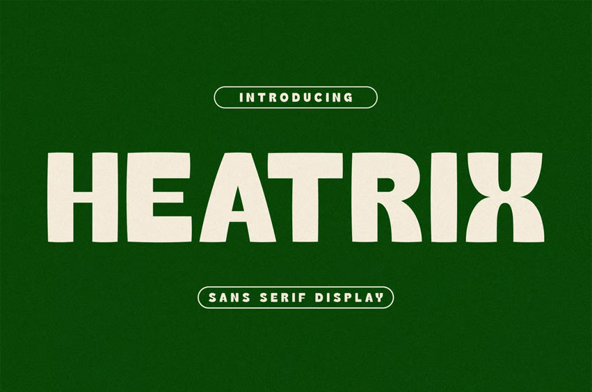 Heatrix Font