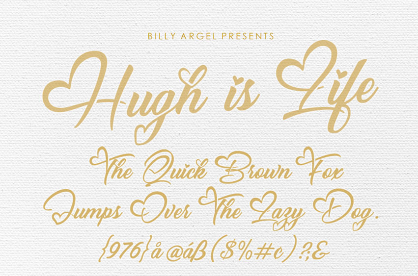 Hugh is Life Font