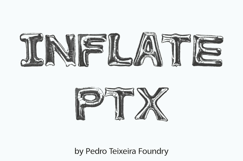 Inflate PTX Font