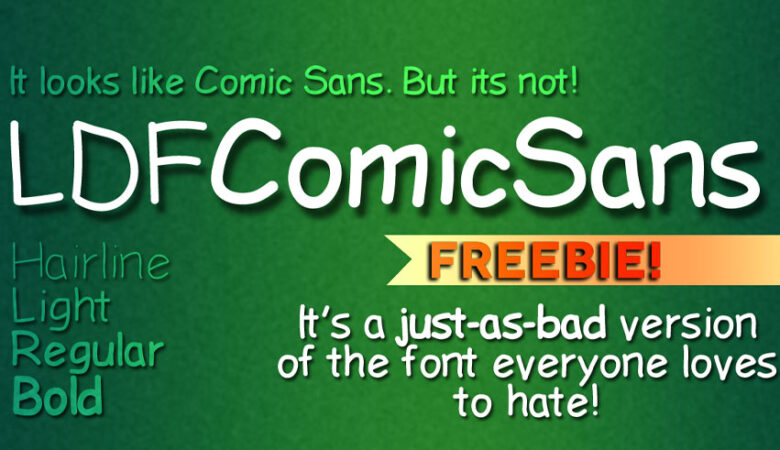 LDF Comic Sans Font