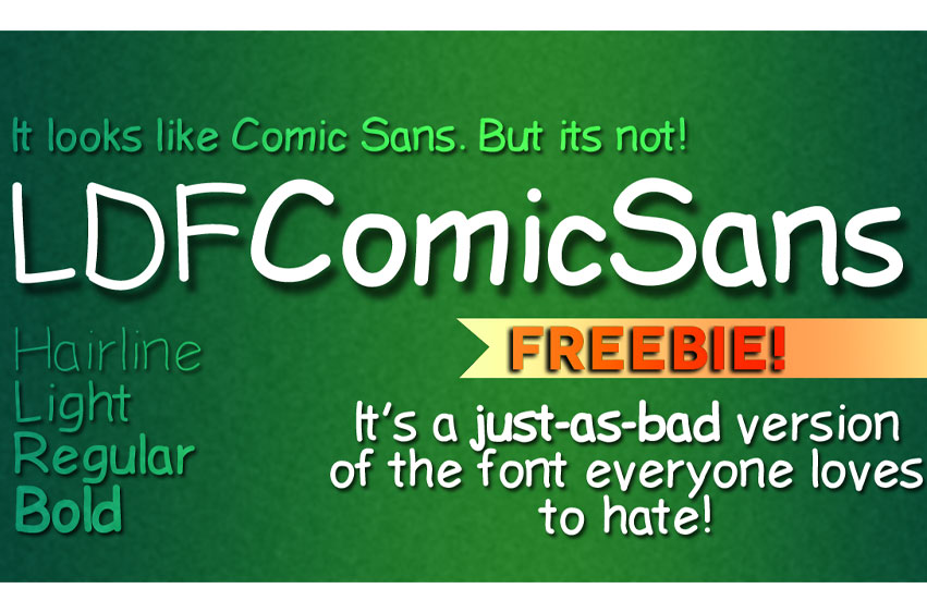 LDF Comic Sans Font