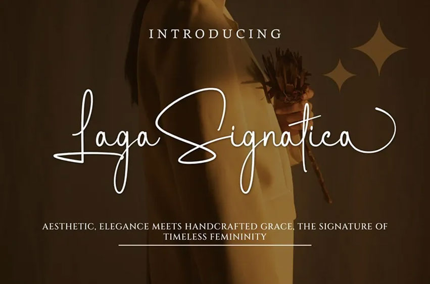 Laga Signatica Font