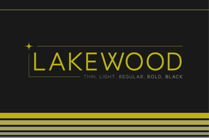 Lakewood Font