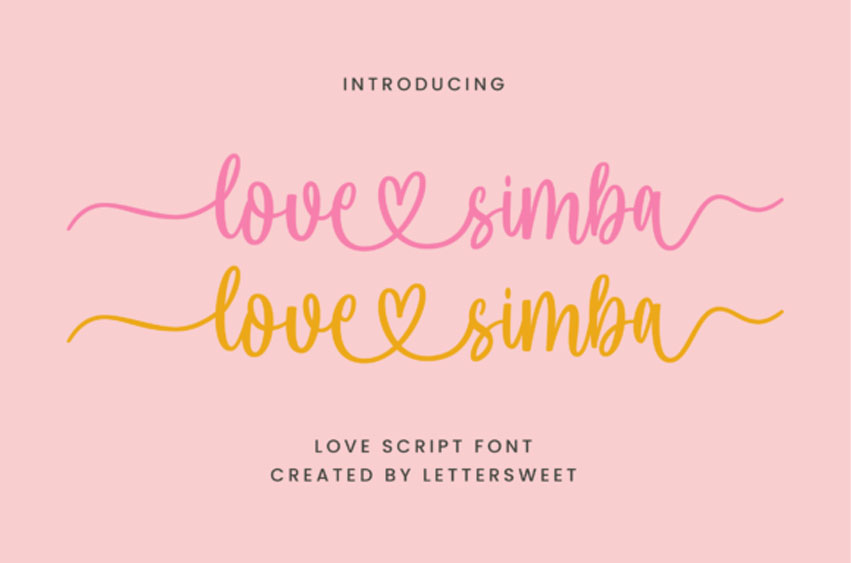 Love Simba Font