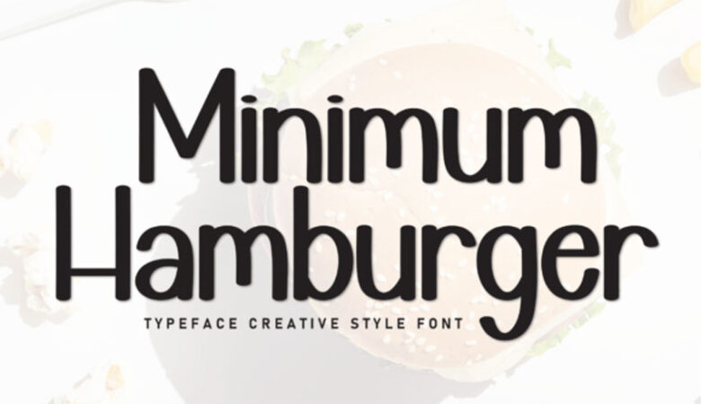 Minimum Hamburger Font