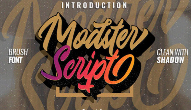 Modster Script Font