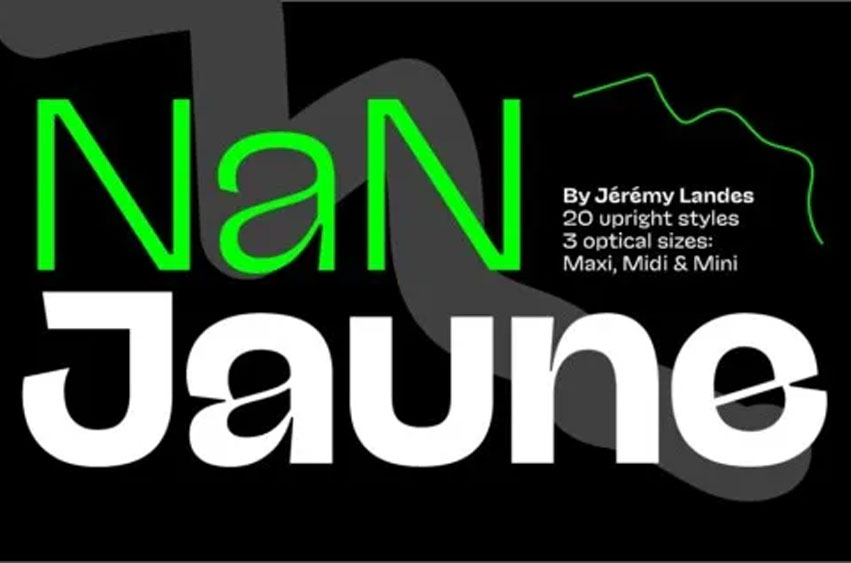 NaN Jaune Font