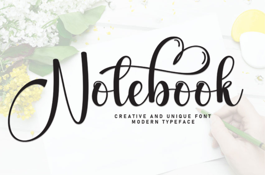 Notebook Font