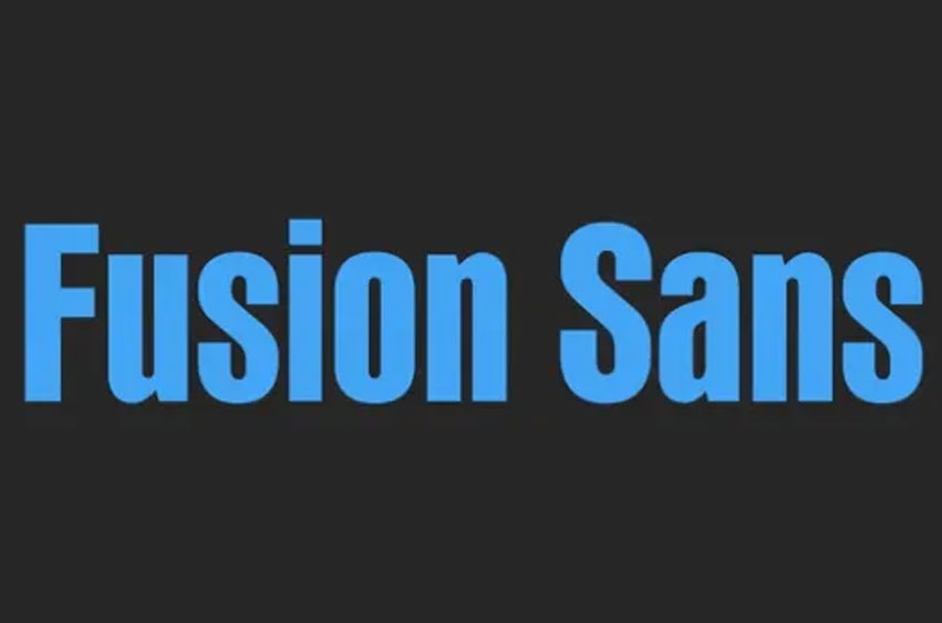 PF Fusion Sans Font