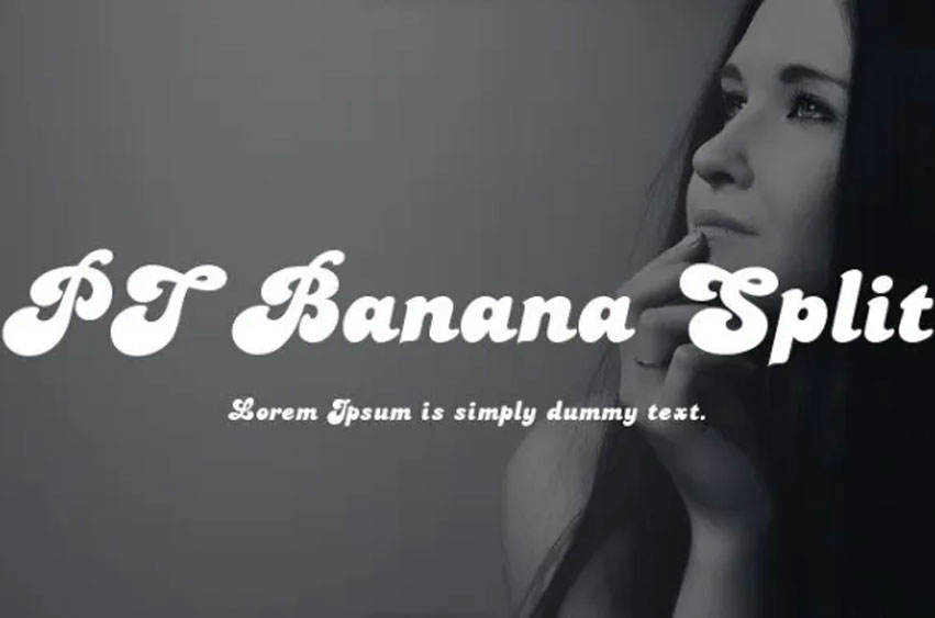 PT Banana Split Font