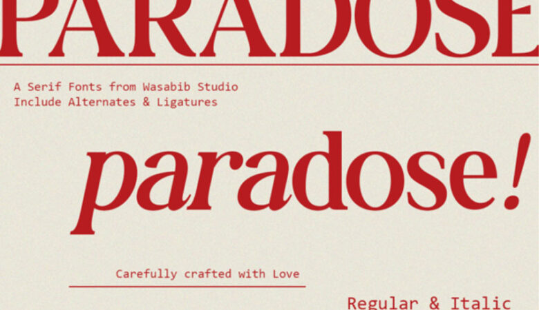 Paradose Font