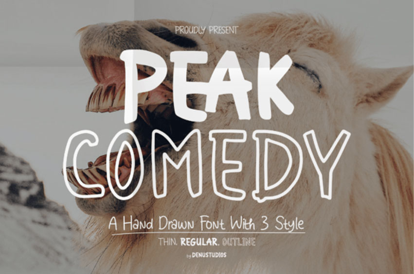 Peak Comedy Font