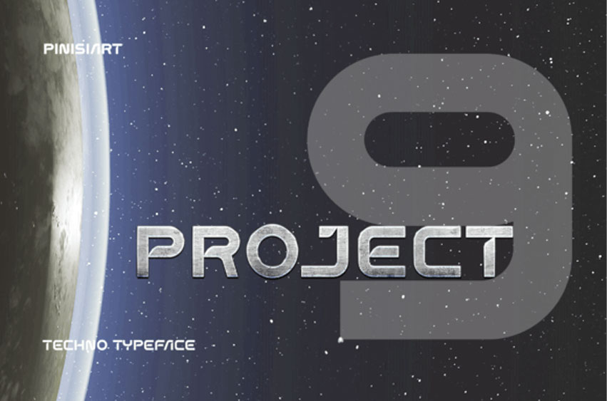 Project 9 Font