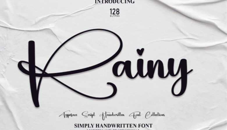 Rainy Font