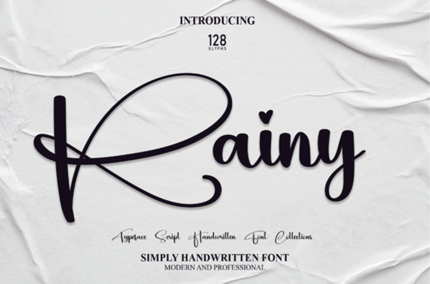 Rainy Font