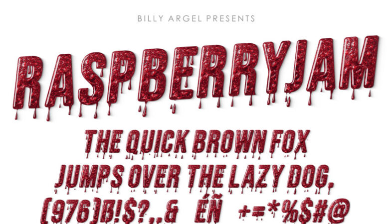 Raspberry Jam Font