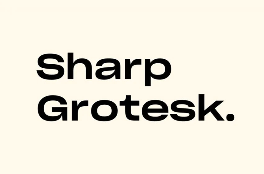 Sharp Grotesk Font