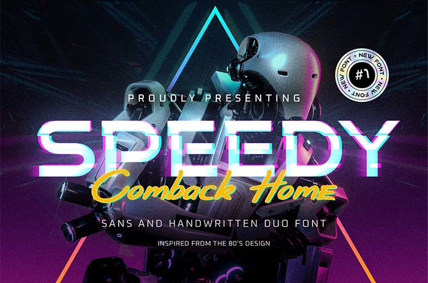 Speedy Comback Home Font