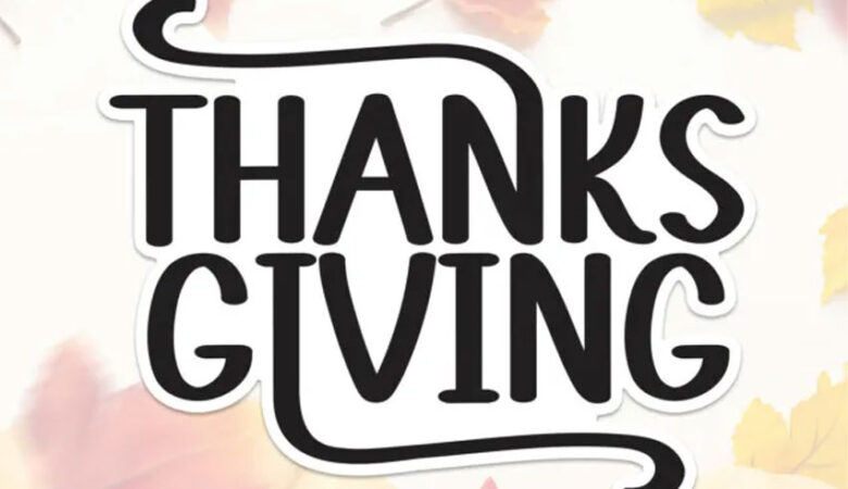 Thanks Giving Display Font