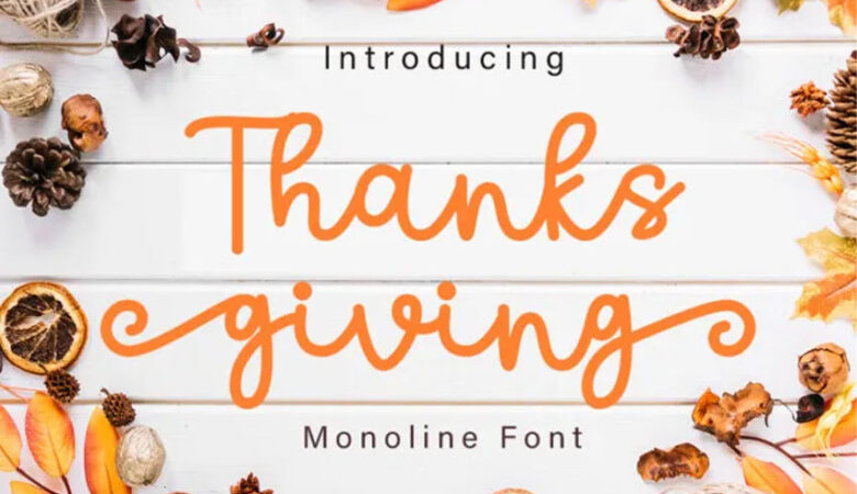 Thanks Giving Font