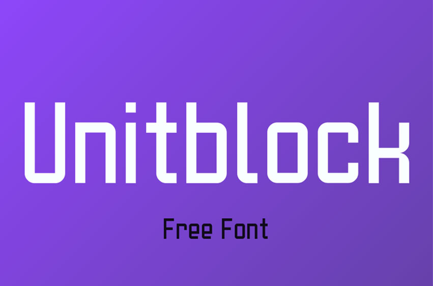 Unitblock Font