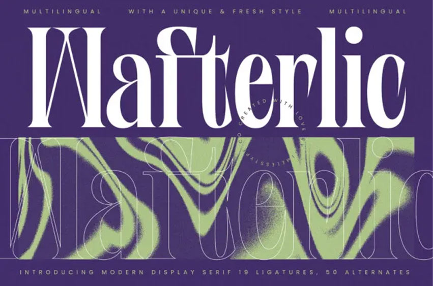 Wafterlic Font