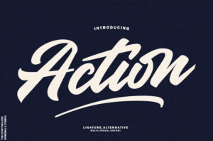 Action Font - Creative Fonts