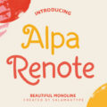 Alpa Renote Font