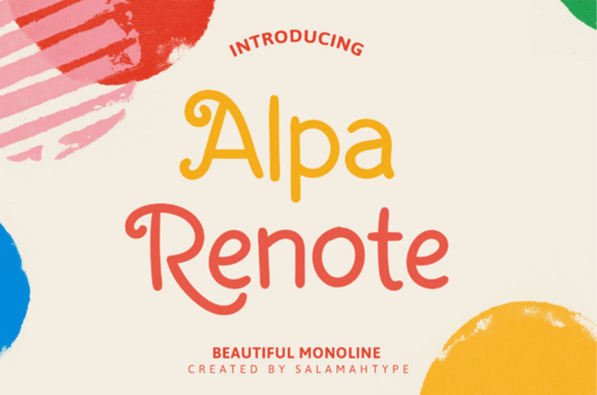 Alpa Renote Font