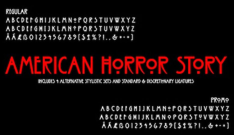 American Horror Story Font