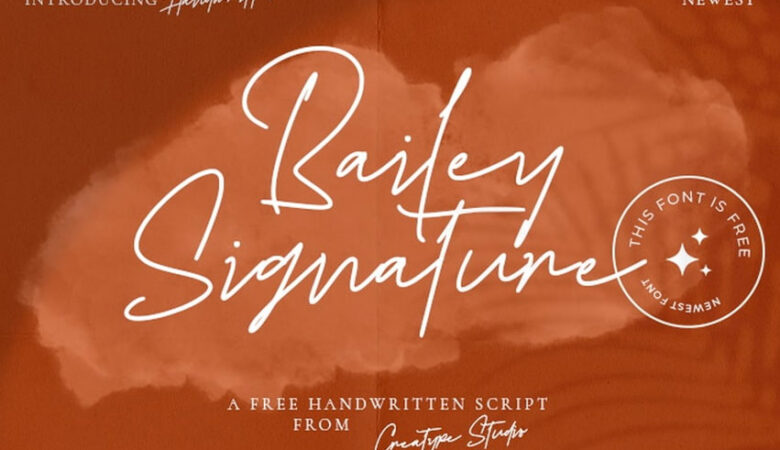 Bailey Signature Font