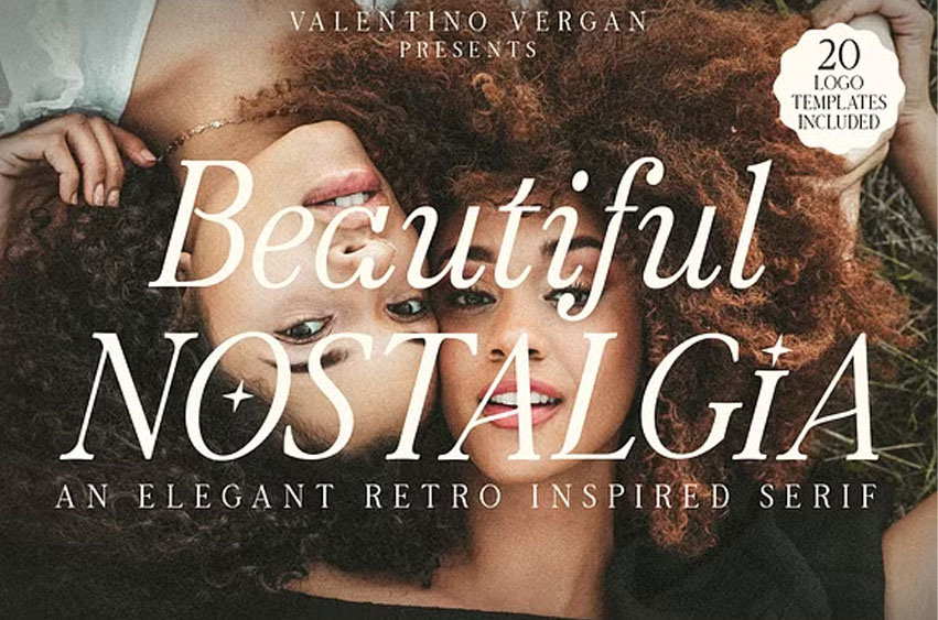 Beautiful Nostalgia Font