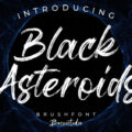 Black Asteroids Font