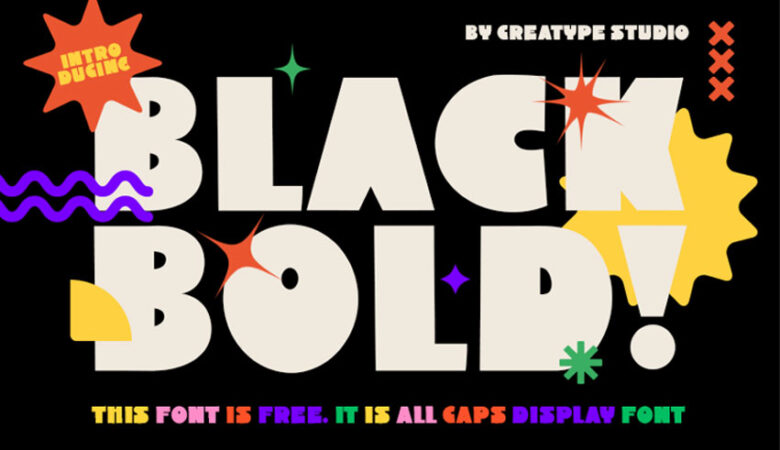 Black Bold Font