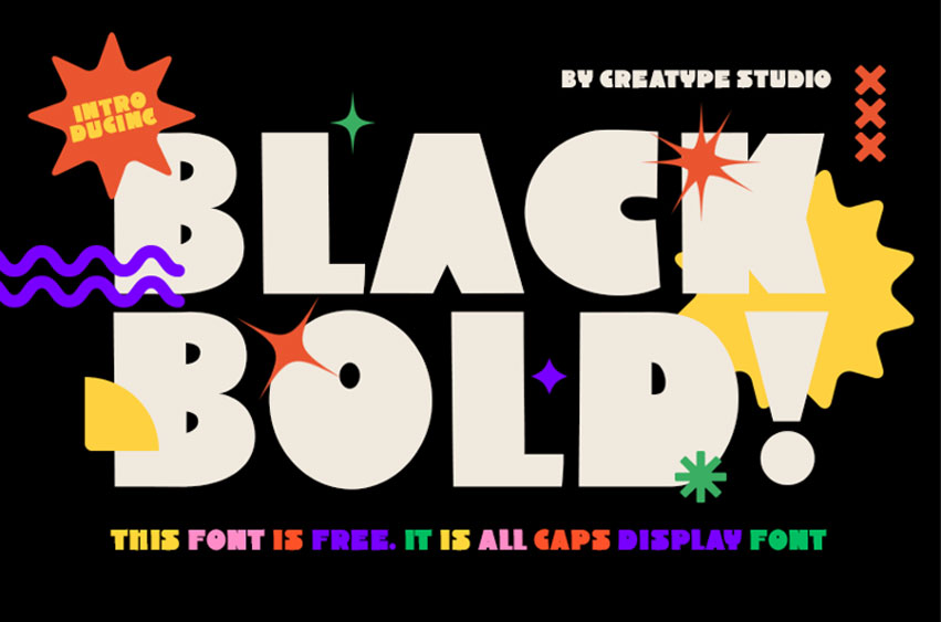 Black Bold Font