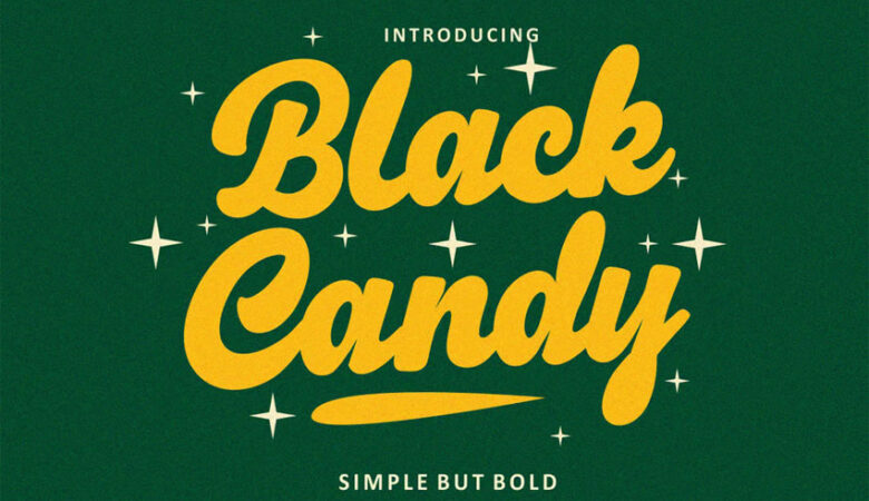 Black Candy Font