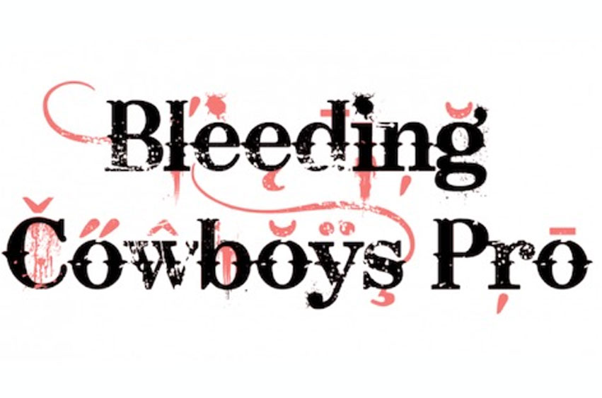 Bleeding Cowboys Pro Font